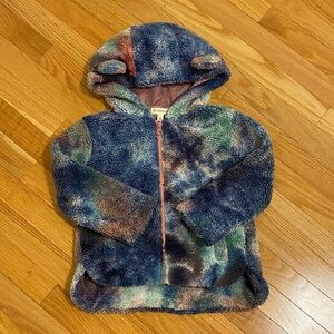 Tucker and Tate Cozy Blue Tie-Dye Kids sharpa Hoodie